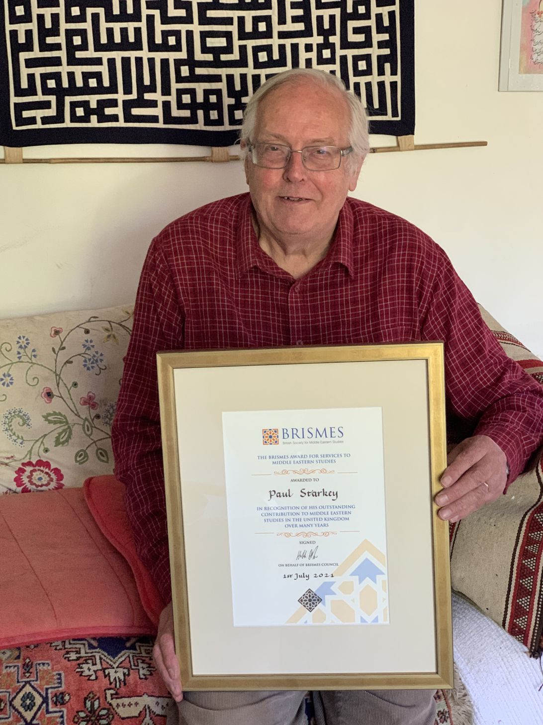 Paul Starkey Receives Award for Services to Middle Eastern Studies
