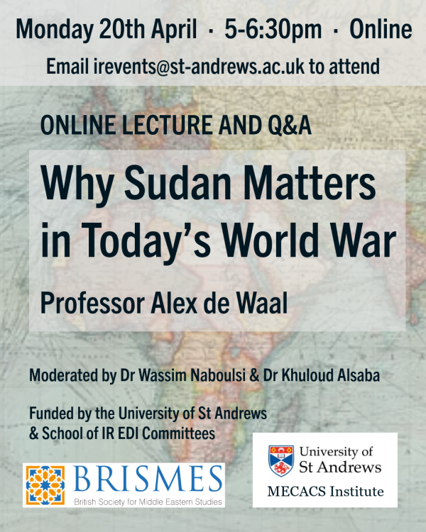 Upcoming Event | Why Sudan Matters in Today’s World War